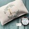 14Pieces 8 x 4.7 Inch Blank Craft DIY Canvas Pen Pencil Case- Cotton Canvas Invoice Bill Bag Makeup Bag Cosmetic Bag Multipurpose Travel Toiletry Pouch with Black Zipper